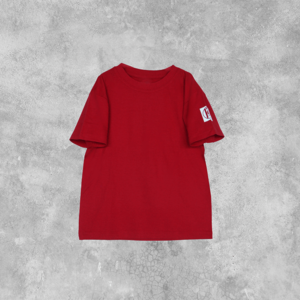 leave-your-footprint-T-shirt-crvena-djecja1