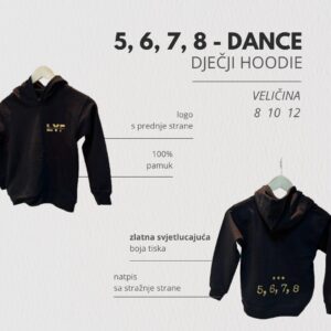 LYF Hoodie Dječji "5,6,7,8 – Dance"